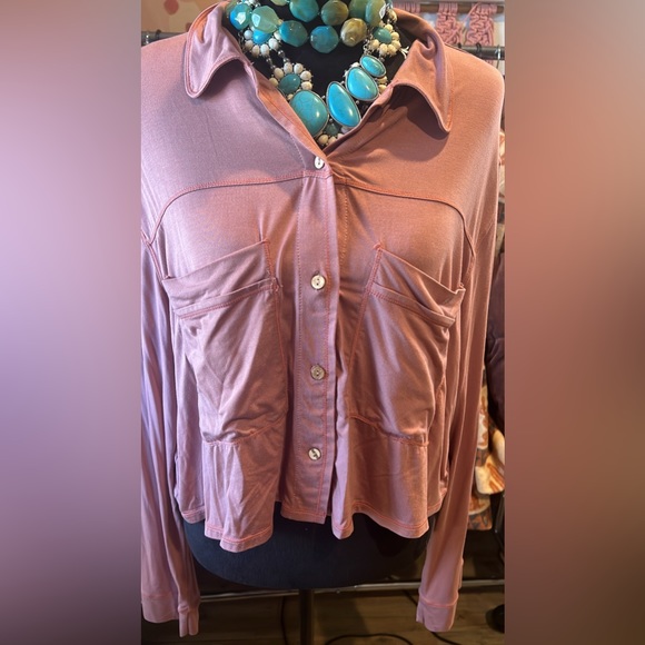 Free people intimately button down top - Picture 3 of 3